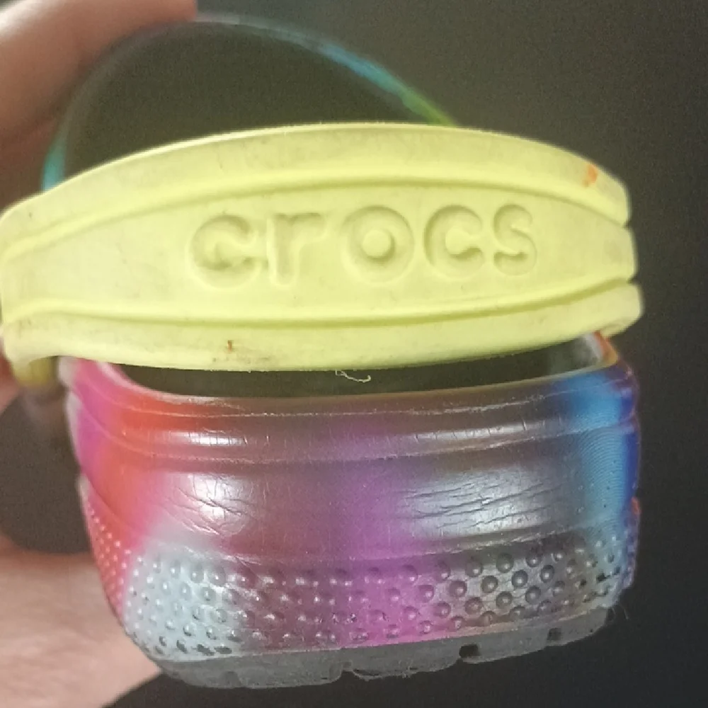CROCS Kids Multicolor Water Shoes Slip Ons